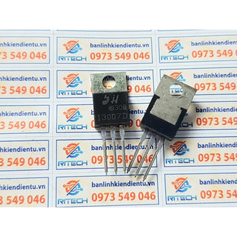 [Combo 5 chiếc] 13007D 13007 Transistor NPN 700V 8A TO-220-3L (Lưng Đồng)