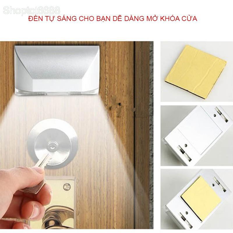 Đèn LED Cảm Biến Hồng Ngoại Gắn Vị Trí Khóa Cửa LS0403, Dùng 1 Pin Tiểu AA (Không Bao Gồm Pin) (Kho hàng Hà Nội)