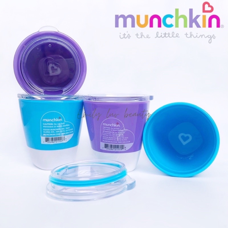 Ly / cốc uống nước chống đổ cho bé Munchkin