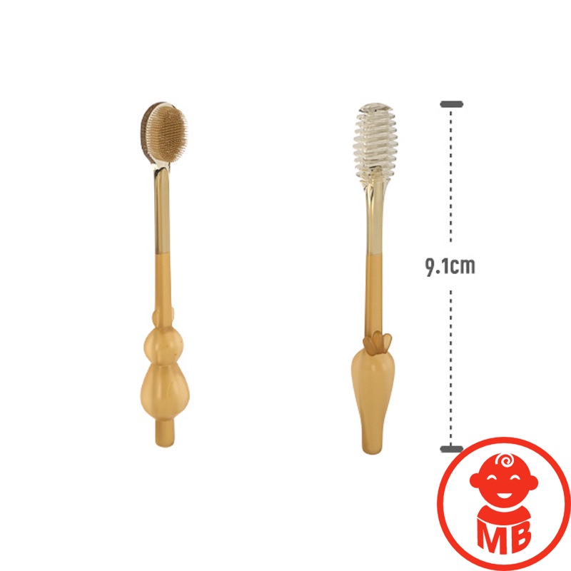 Sét rơ lưỡi bàn chải silicon cho bé từ 0-36 tháng