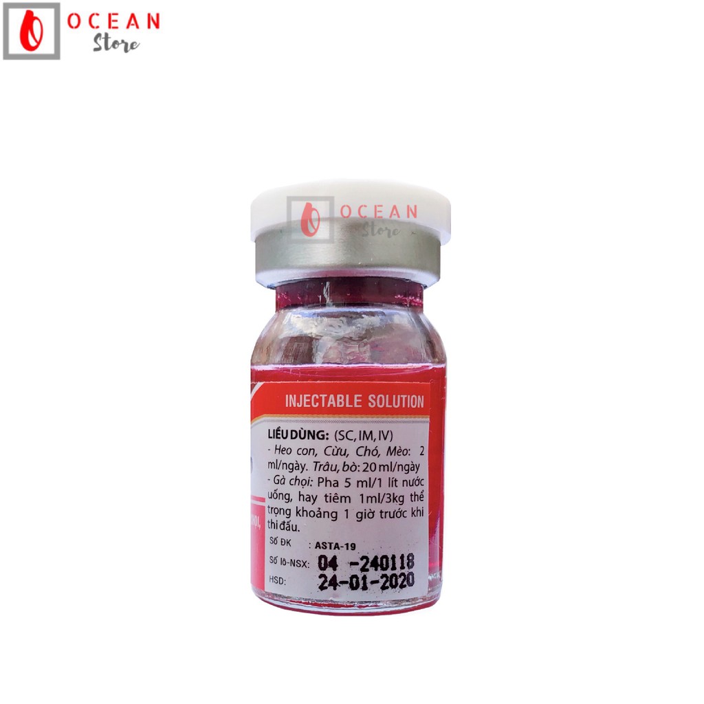 Thuốc bổ tăng lưc cho chó nghiệp vụ, gà đá - Thuốc B-12 ATP 5ml