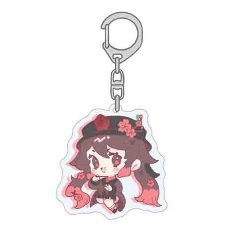 Tmdbyx Móc khóa hai mặt acrylic in hình nhân vật trong game Morax Klee