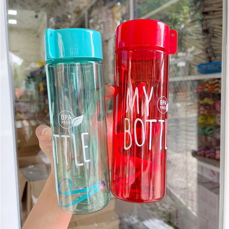 Bình nước MY BOTTLE nhựa trong dung tích 500ml