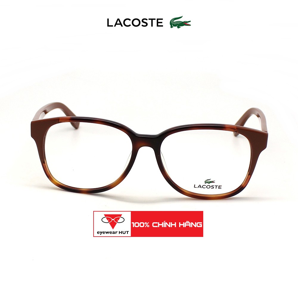 [Mã FARSBRT52 giảm 20% đơn từ 249K] Gọng Kính Vuông Nữ Nhựa Siêu Nhẹ Thời Trang Chính Hãng LACOSTE - L2738