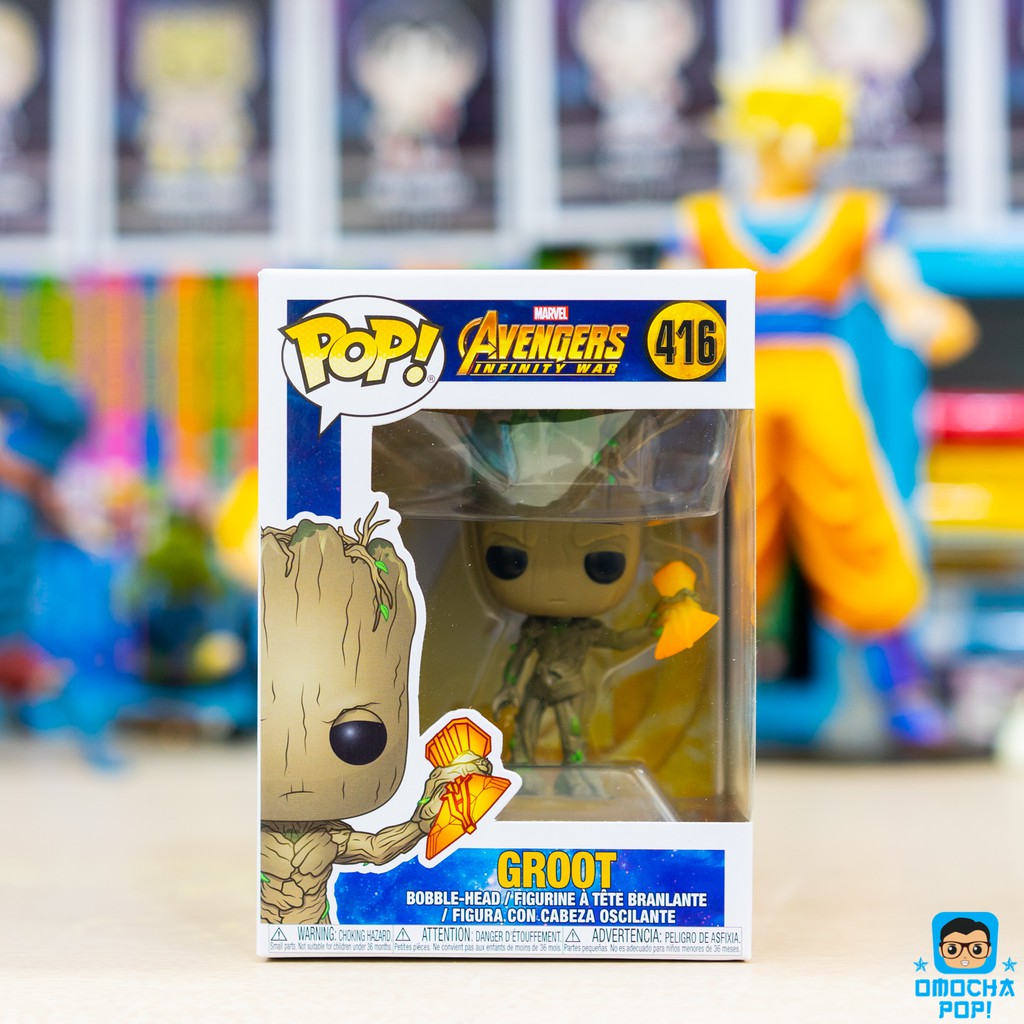 Funko POP Marvel: Avengers Infinity War - Groot with Stormbreaker