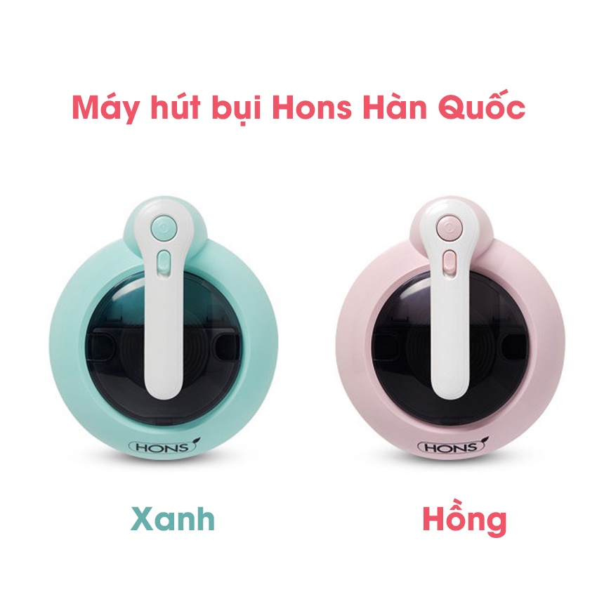 Máy Hút Bụi Giường Nệm HONS HSBC-2100 Có Bánh Xe, Tay Cầm Công Suất 400W Dung Tích 600ml Giúp Diệt Khuẩn