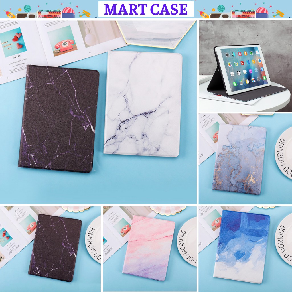 Bao da ipad Air 2 hình Vân Đá siêu đẹp ốp ipad Pro 10.5/Air 3/10.2 gen 7/8/ipad 2017/2018/Air 1...MART CASE