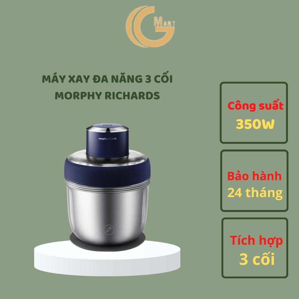 Máy Xay Đa Năng Morphy Richards MR9401, 3 Cối Inox Cao Cấp Hàng Chuẩn - Bảo Hành 2 năm