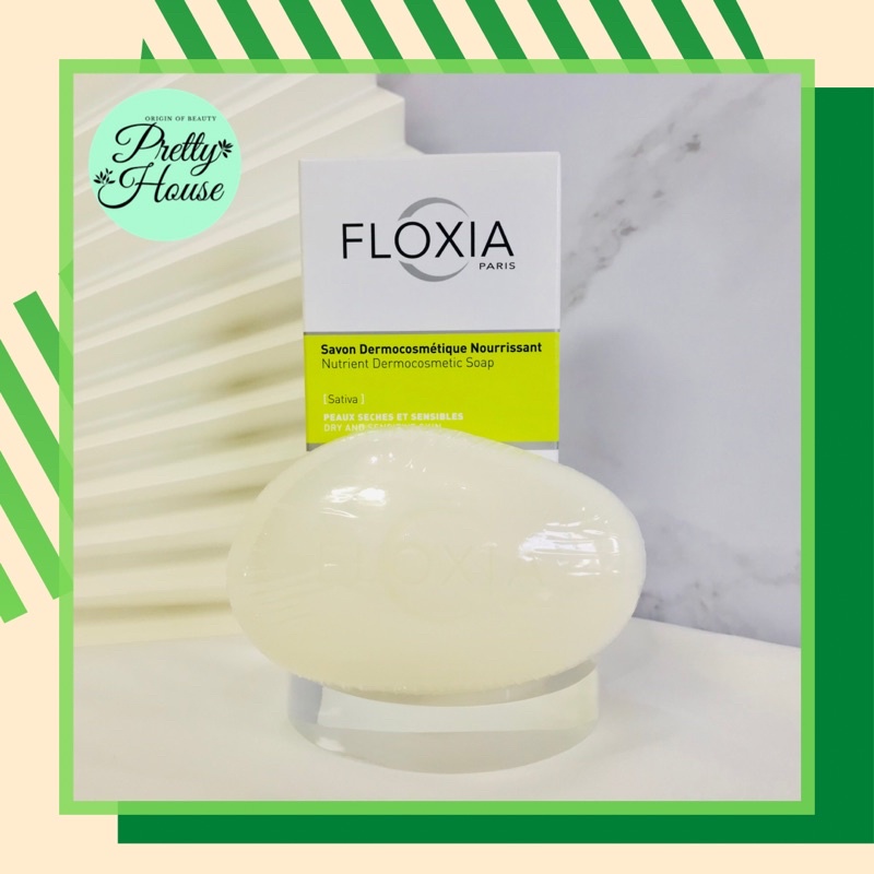 [CHÍNH HÃNG]Xà phòng Floxia nhờn mụn/sáng da, nám/dưỡng ẩm, da khô DERMOCOSMETIC SOAP EXFOLIATING
