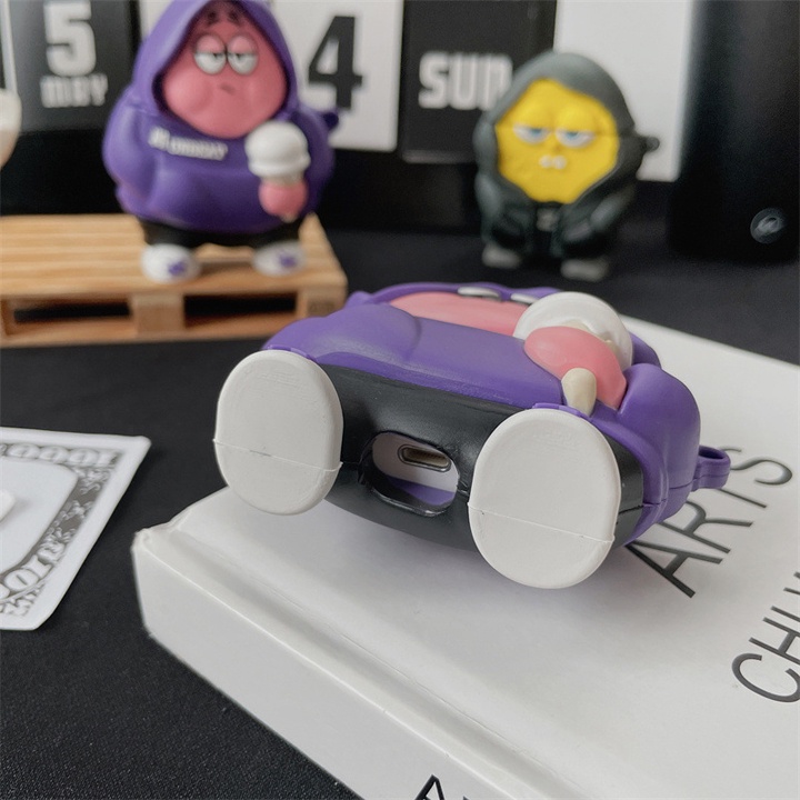 Case Airpods 1/2/3/Pro/Pro2 Hình Bọt Biển Và Sao Biển, Ốp Airpods Ngộ Nghĩnh - Mã TZAP357