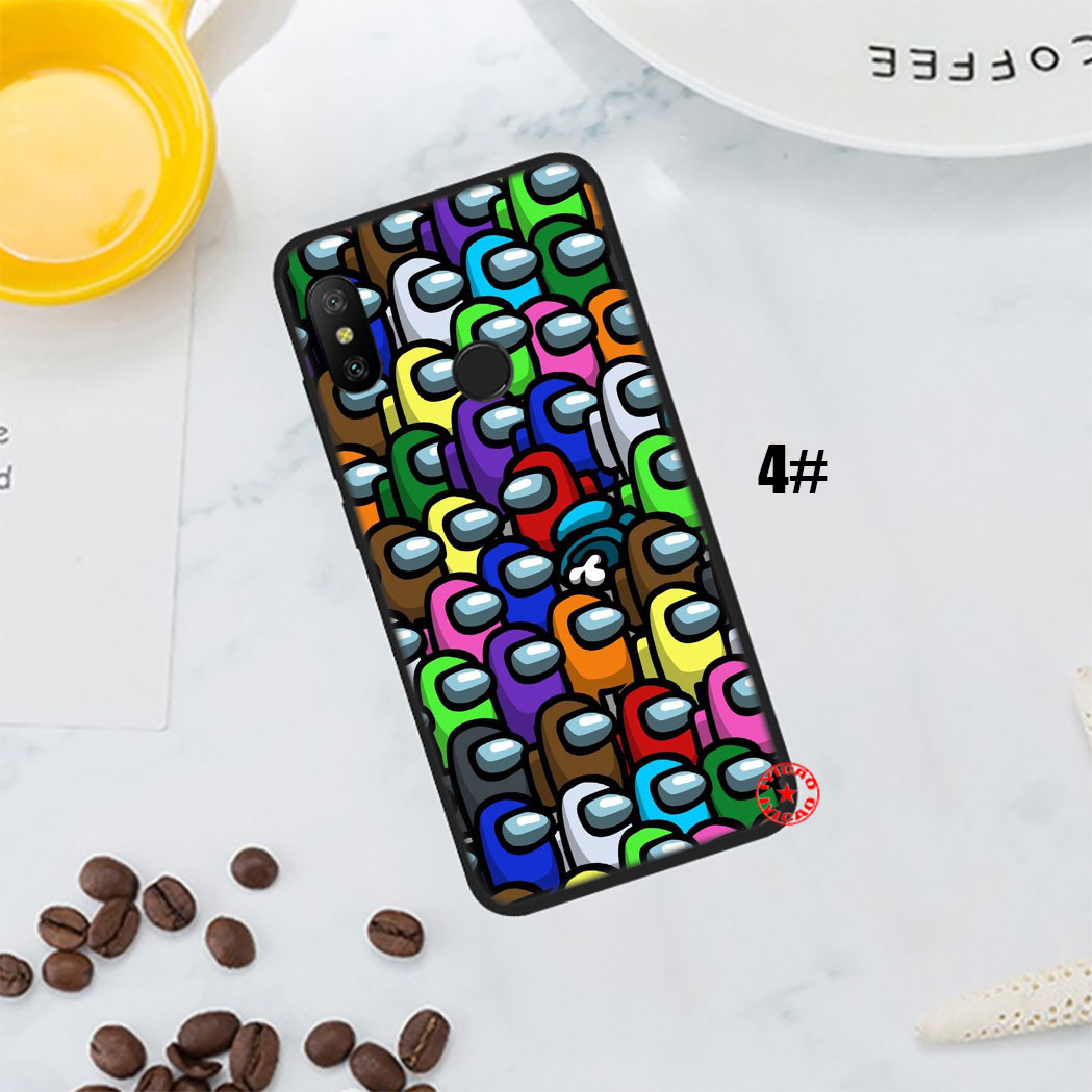 Ốp Điện Thoại Silicon Mềm Họa Tiết Among Us Dễ Thương 9qf Cho Xiaomi Redmi Note 5 6 7 Pro 4x
