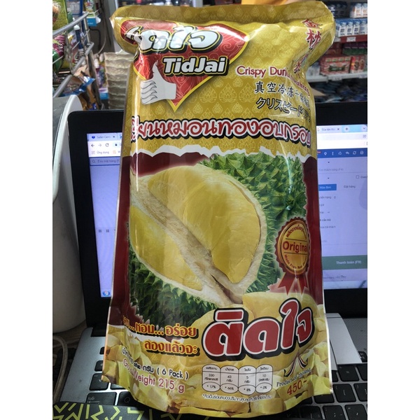 Sầu riêng sấy Thái Lan gói lớn