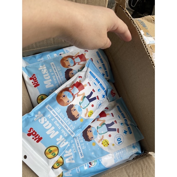 ( Set 50c ) KT KF94 Mask 4D Cho Bé, Mua Nhiều Giảm Giá