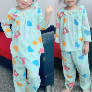 Bộ tole dài tay bé gái từ 12 - 27kg