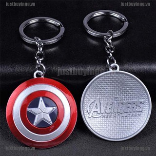Móc khóa hình khiên Captain America dễ thương