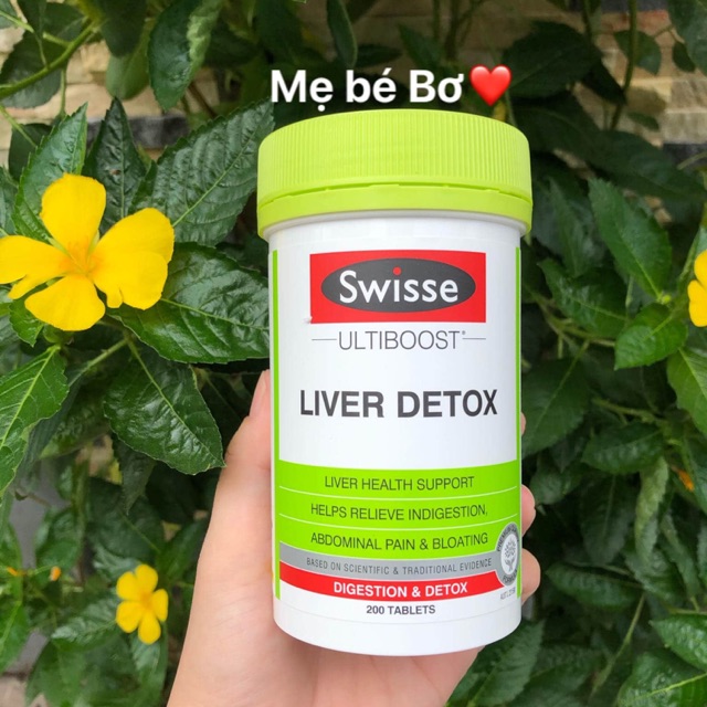 [Hộp lớn 200viên] Viên thải độc Gan Liver Detox Swisse Úc