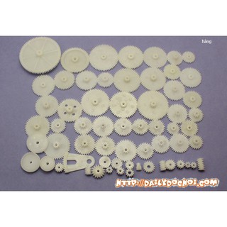 Bộ bánh răng nhựa 62 loại hàng chuẩn chất lượng cao, giá thành cực tốt,hàng chuẩn mới 100%