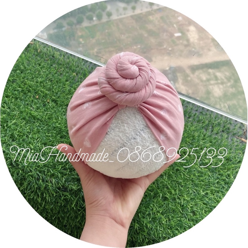 MŨ TURBAN CHO BÉ RẺ ĐẸP CHẤT COTTON CO GIÃN MỀM MỊN