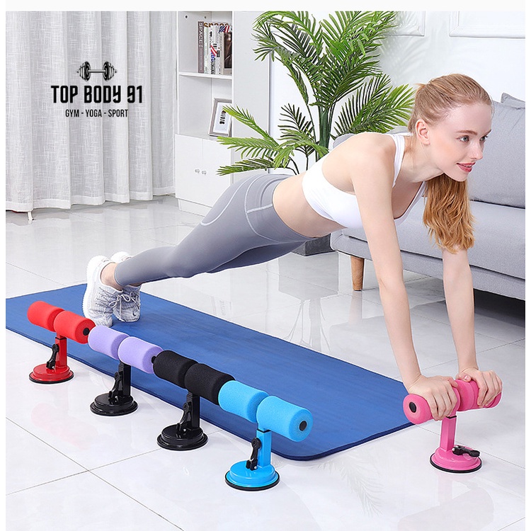 Dụng Cụ Tập Chữ T, Giảm Mỡ Bụng Cho Vòng Eo Thon Có Đế Hút Chân Không