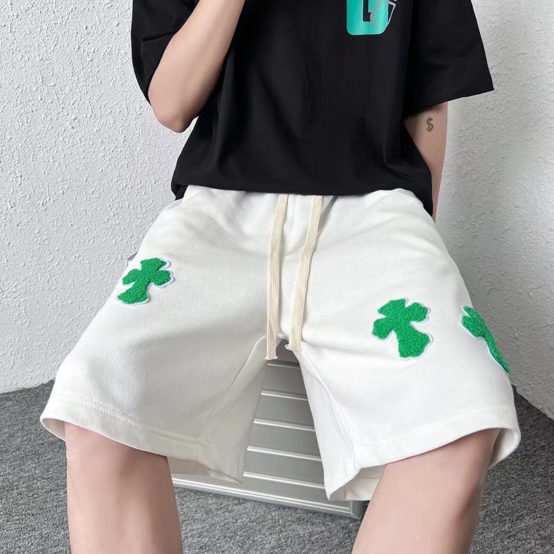 Quần Short Thể Thao Ống Rộng Màu Sắc Tương Phản Thời Trang Mùa Hè Cho Nam Giới