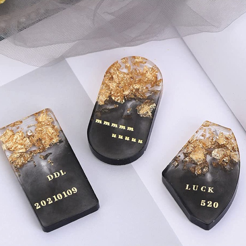 1 Tờ Miếng Dán 4mm 9mm Hình Chữ Cái Và Số Trang Trí Album