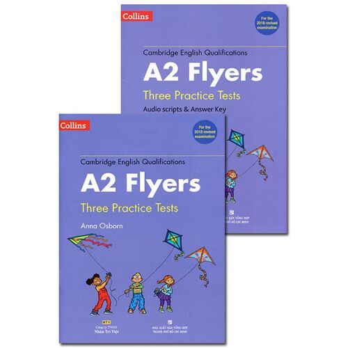 Sách Cambridge English Qualifications: A2 Flyers - Three Practice Tests (Bộ 2 cuốn - Kèm CD)