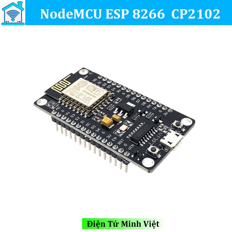 Kit NodeMcu ESP8266 CH340 - Mạch Arduino Tích Hợp Wifi