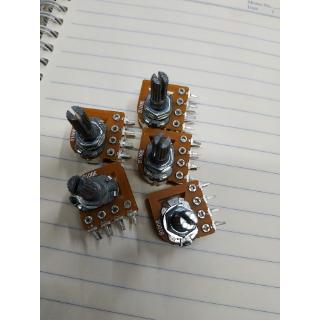 Chiết áp 8 chân 100K kép 5 cái