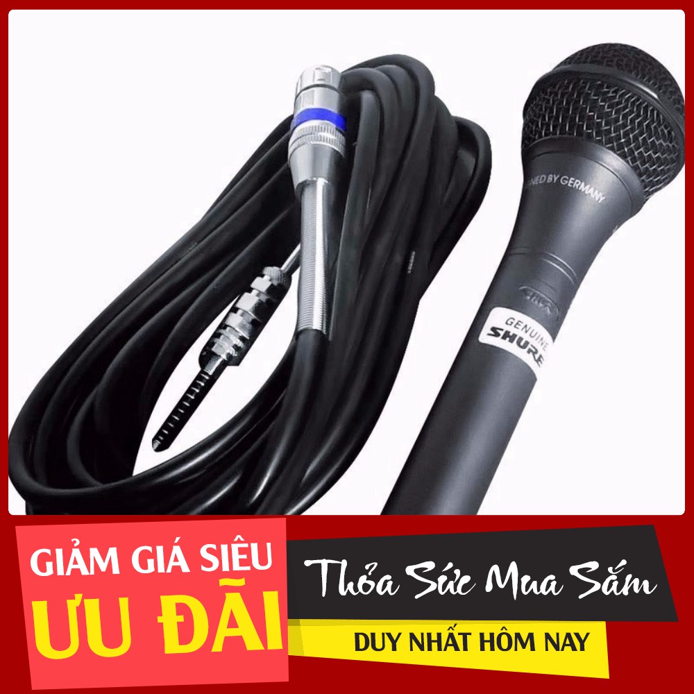 [SIÊU GIẢM GIÁ] Micro có dây karaoke Shure 959