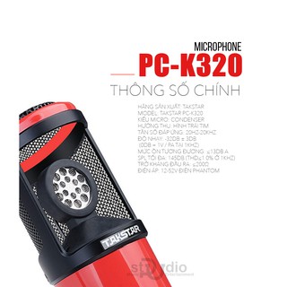 【Chính hãng】MICRO Takstar PC-K320 CHUYÊN NGHIỆP
