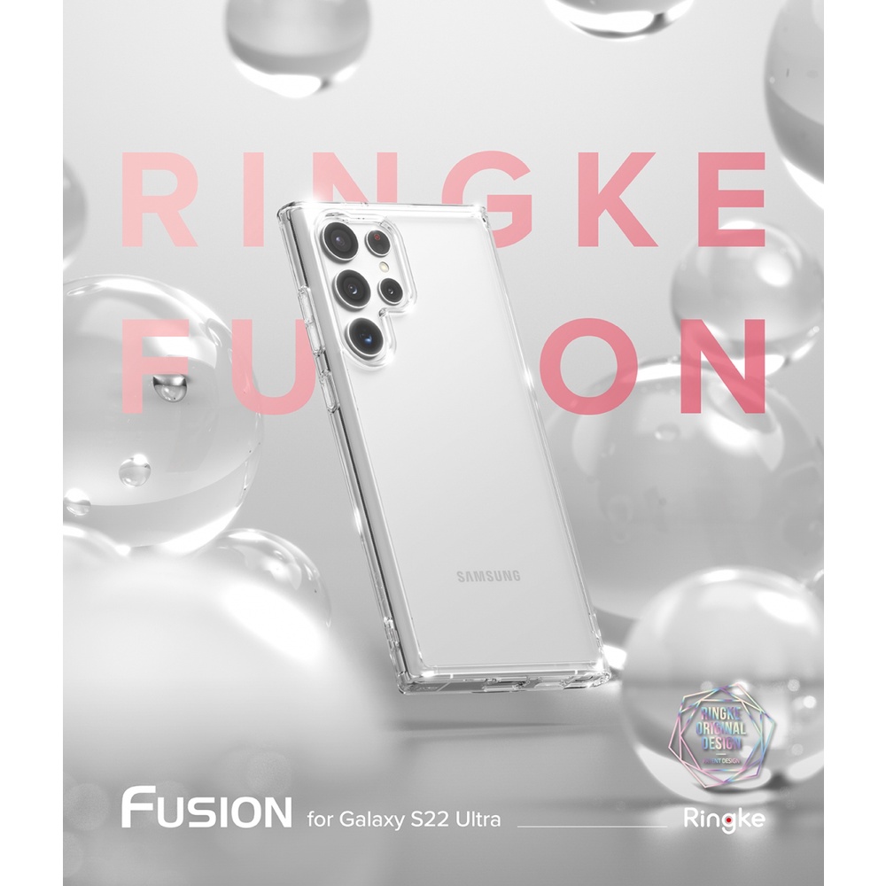 Ốp lưng Galaxy S22 Ultra Ringke Fusion - Nhập khẩu Hàn Quốc