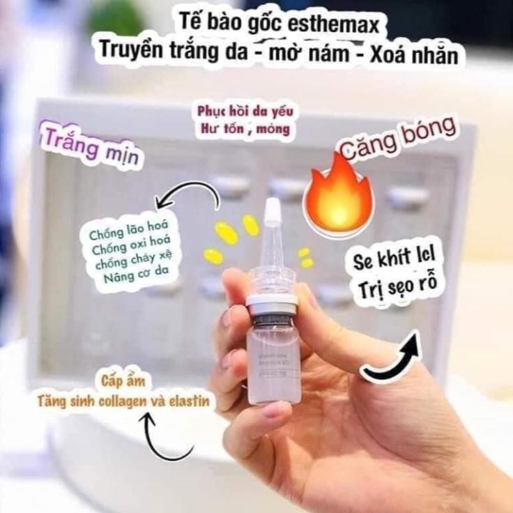 [CHÍNH HÃNG] Tế bào gốc truyền trắng Glutathione Esthemax Set 10 lọ Hàn Quốc