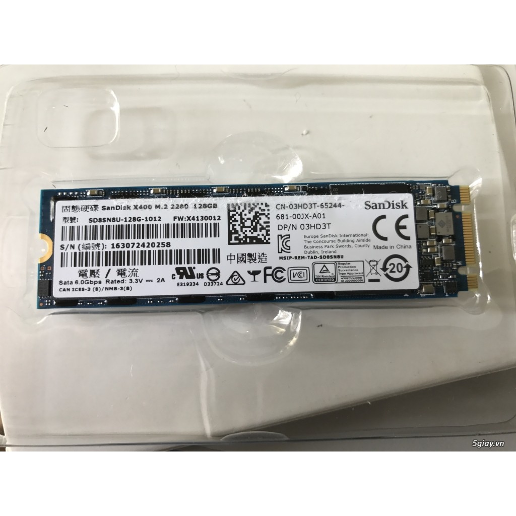 Ổ cứng ssd m2 sata theo laptop 128g