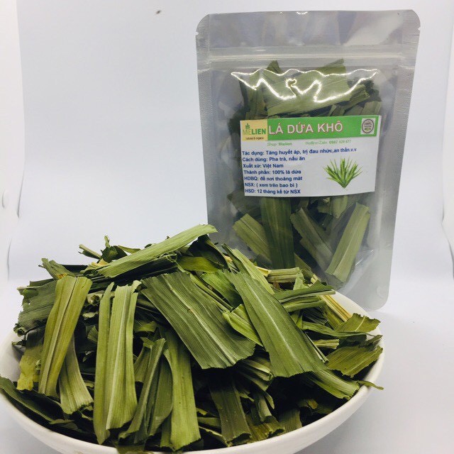 [ HCM ] lá dứa sấy khô 100g