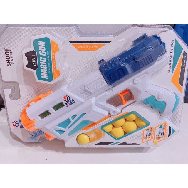 Đồ chơi súng mút đầu tròn tặng kèm pin