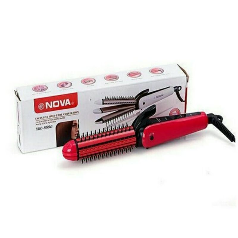 Máy làm tóc 3 in 1 - Lược điện Nova đa năng cho bạn kiểu tóc như ý ngay tại nhà