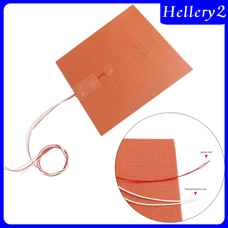[HELLERY2] 3D Printer Cube Silicone Rubber Heater Heated Bed 450W 220V High Performance