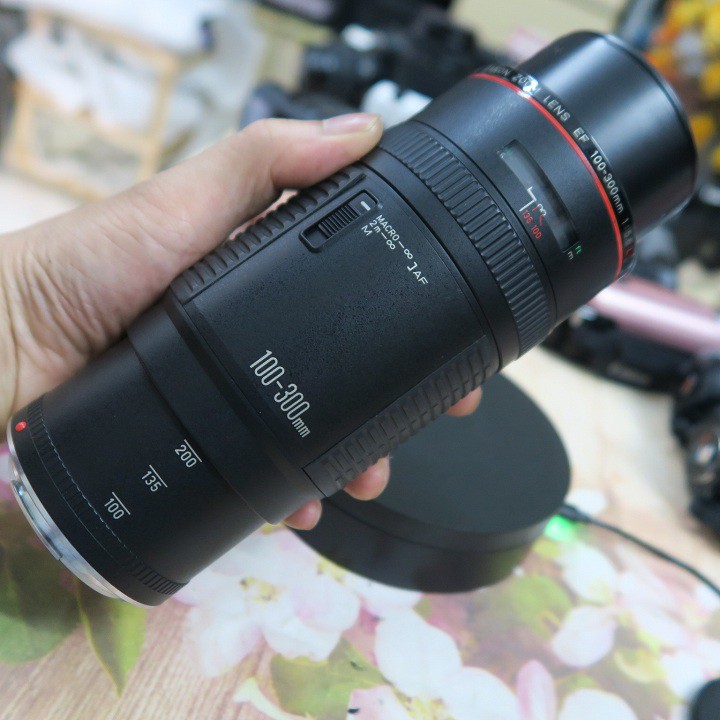 Ống kính Canon EF 100-300 L f5.6 tele dùng cho máy crop và FF canon