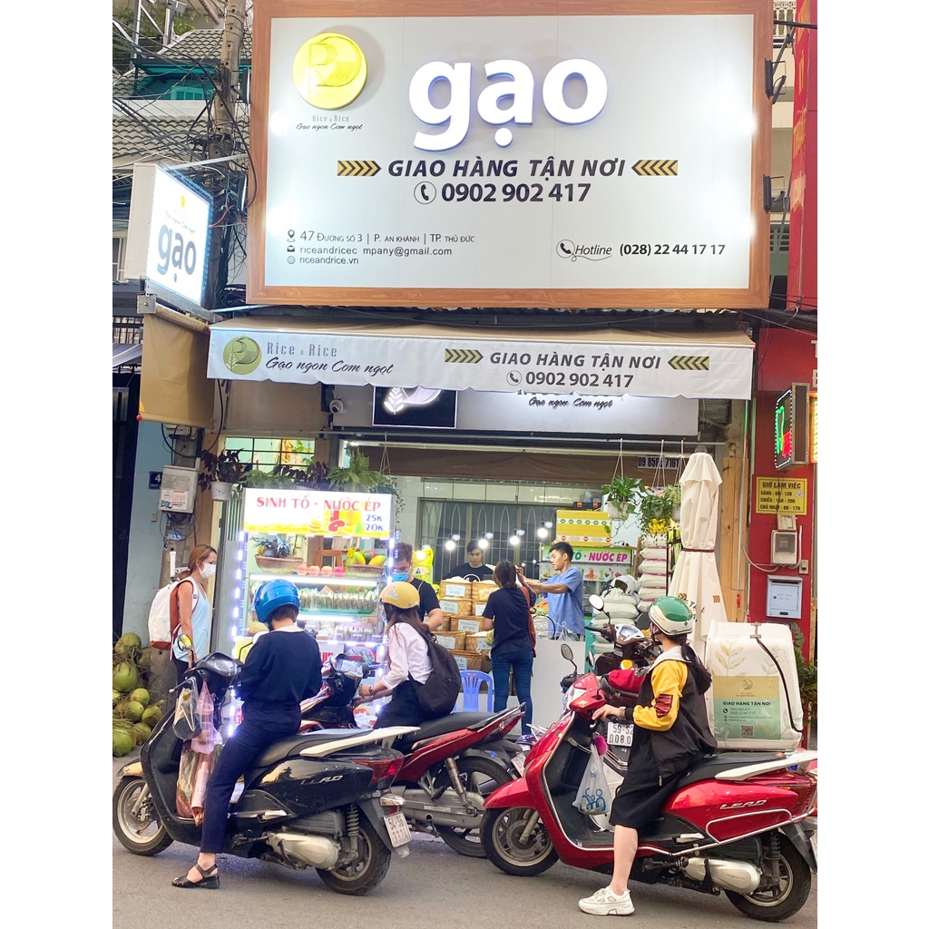 Túi 5KG Gạo Lài Sữa - Mùi thơm nhẹ và dẻo dai, ngọt cơm - Rice&Rice