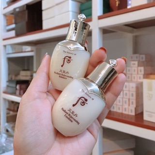Cặp nước hoa hồng sữa dưỡng whoo tái sinh