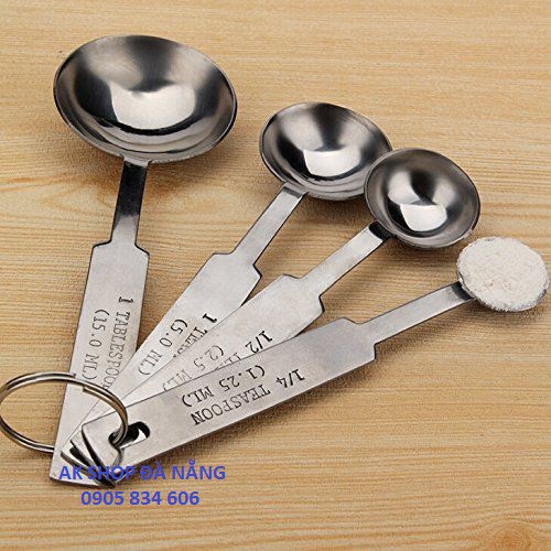 SET 4 MUỖNG ĐONG INOX NHỎ