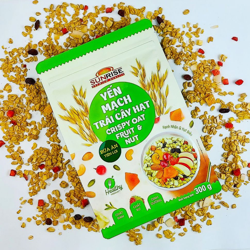 YẾN MẠCH NGŨ CỐC TRÁI CÂY SUNRISE 300G