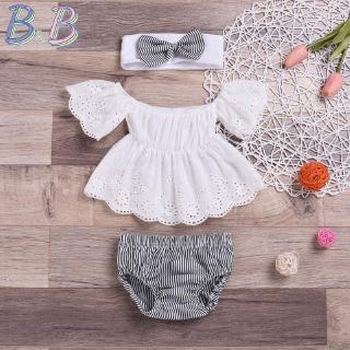 Set đồ 3 món thời trang cho bé gái sơ sinh