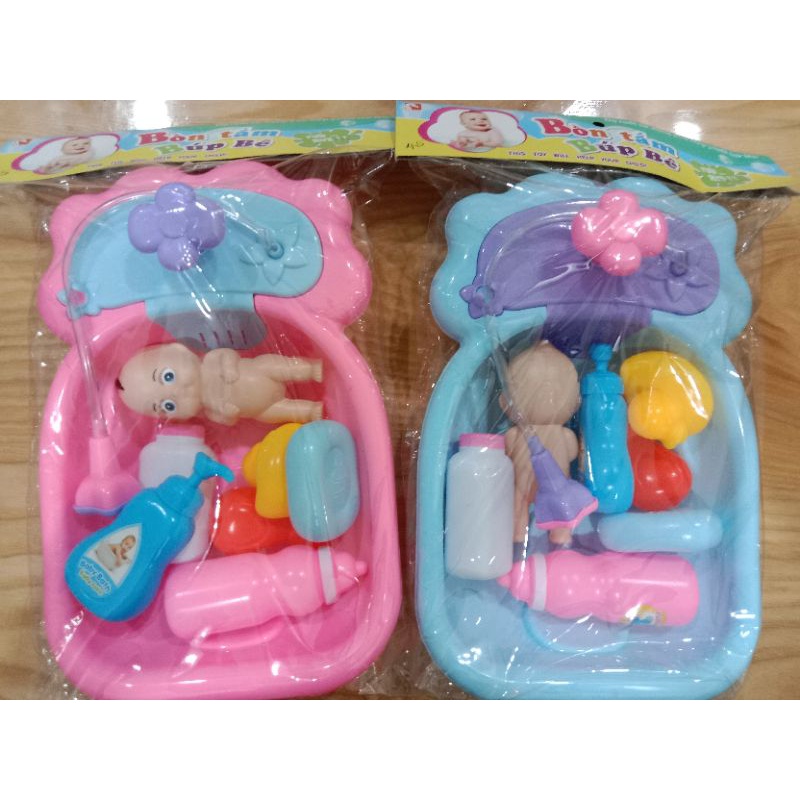 Bộ bồn tắm búp bê