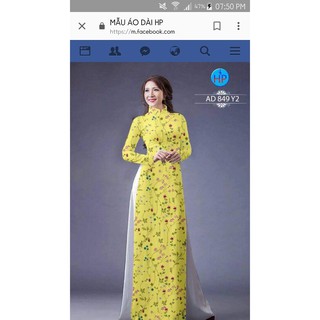 vải áo dài mẫu HP