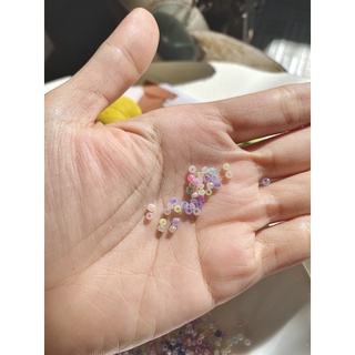 hạt cườm pastel 2mm