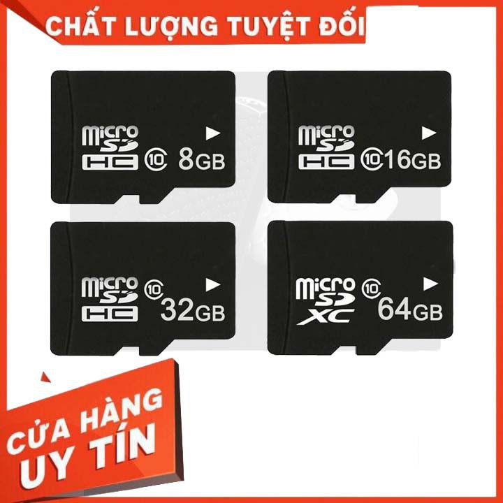 Nơi✉Thẻ nhớ MicroSD HC 4G,8G,16G,32G Class 10 tốc độ cao (có Hộp) Bảo Hành 1 năm