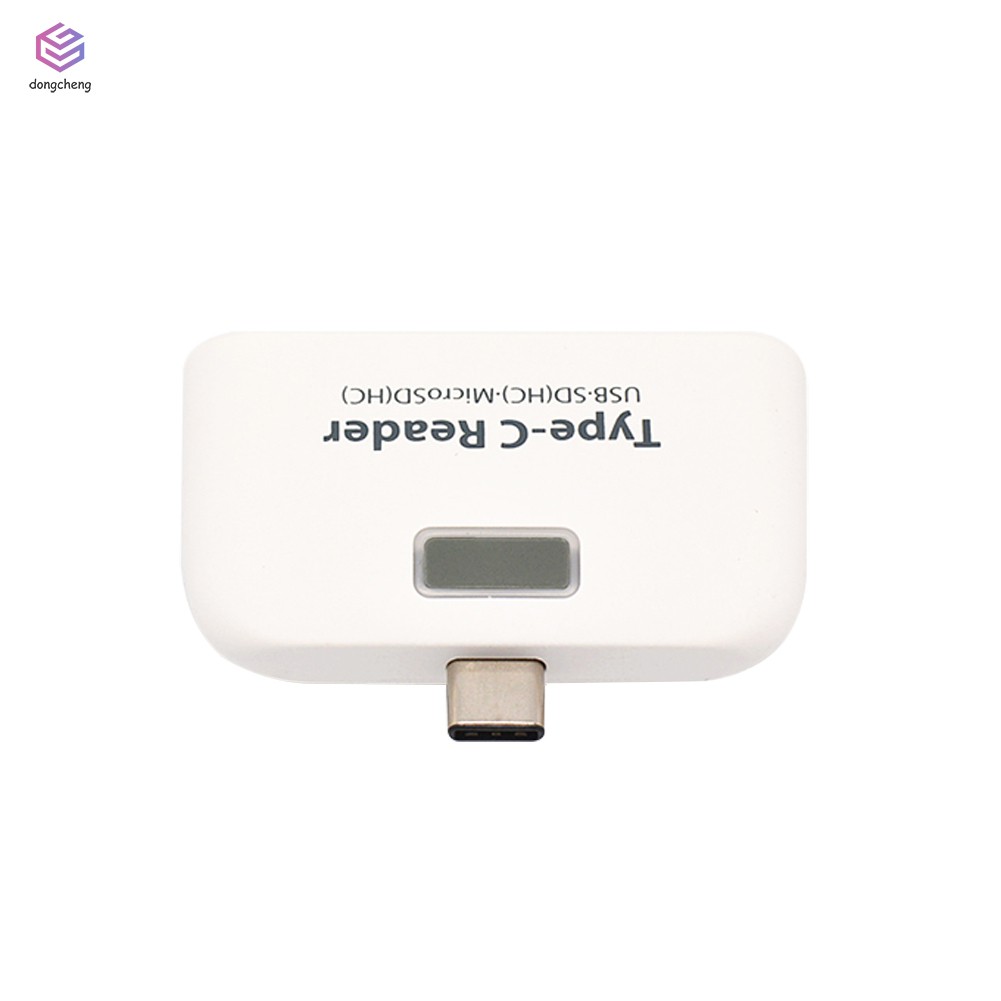 Đầu đọc thẻ nhớ 4 trong 1 OTG TF Micro SD có giác cắm USB Type-C dùng cho Macbook/điện thoại/máy tính bảng