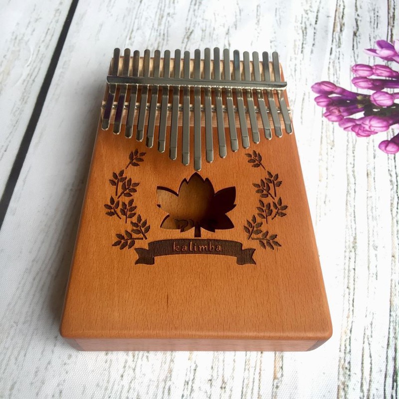 Đàn Kalimba 17 phím Đàn Kalimba Thumb Piano Đàn Kalimba Ngón Tay Cái Kèm Đủ Phụ Kiện