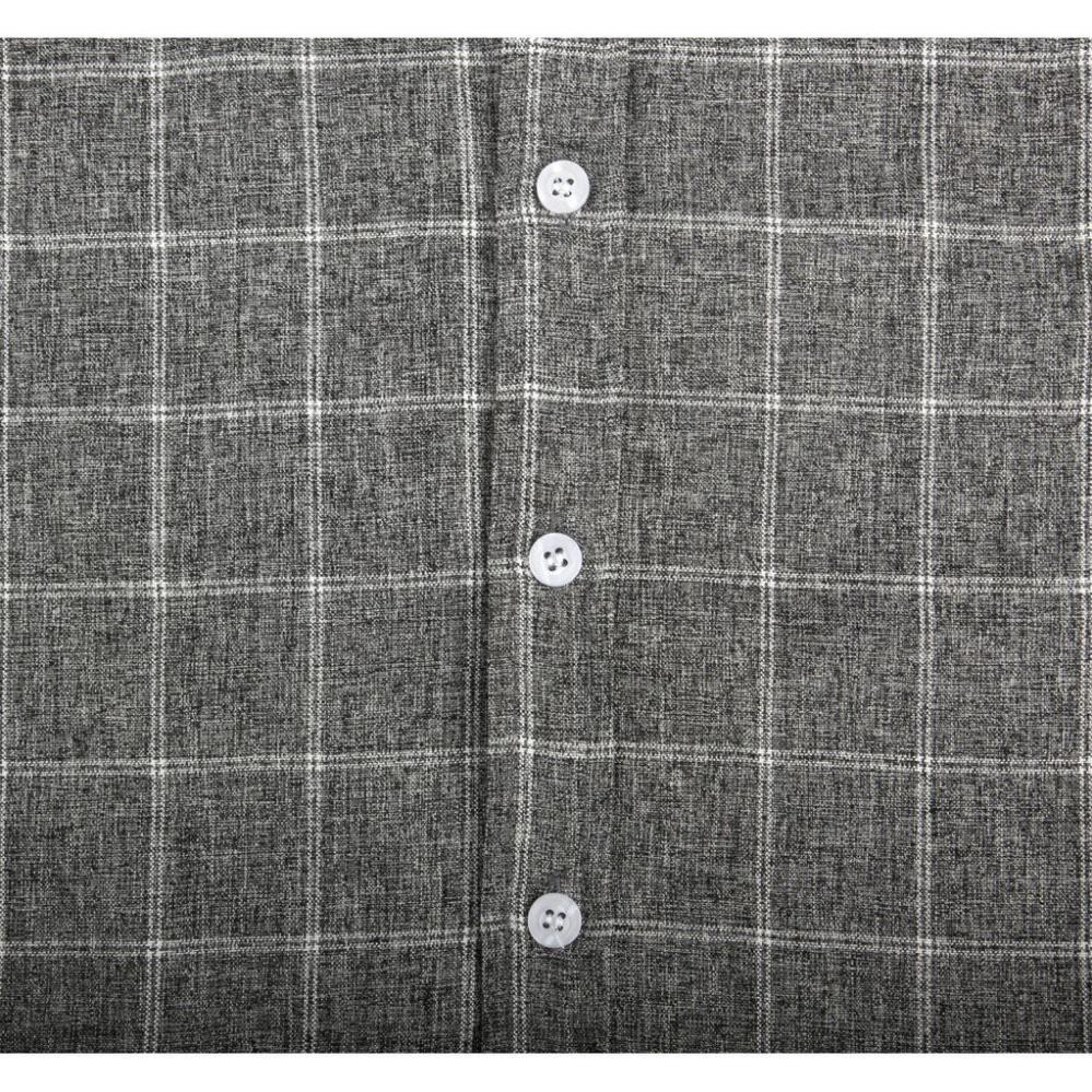 Sơ Mi Đũi Kẻ Nam Cao Cấp  - Form ôm dáng thời trang công sở Hàn Quốc | BigBuy360 - bigbuy360.vn